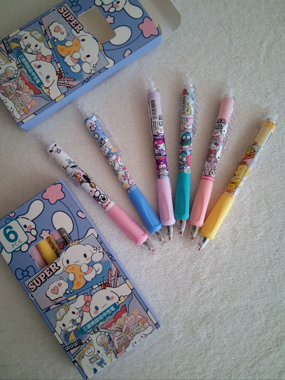 Sanrio Family Retractable Pens